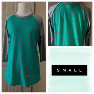 Small Mint Polka Dot LuLaRoe Randy